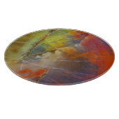 虹色石化木材 カッティングボード (角)