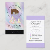 虹色結晶ネイリスト美しいサロンブ 名刺 (正面/裏面)