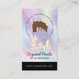 虹色結晶ネイリスト美しいサロンブ 名刺