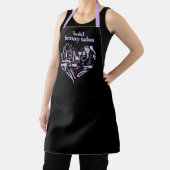 虹色美しいサロンツールハート美容師 エプロン (インサイチュ)