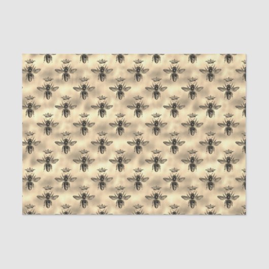 虹色金ゴールドクイーンビークラウンアフィールパターン 薄葉紙 (正面)