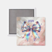 虹色魅力的弓の年アクセント マグネット (正面/裏面)