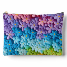 虹色3Dルックフラワー