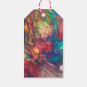 虹色 ギフト タグ カラフル パーティー グルーヴィー プレゼント タグ (裏面)