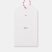 虹色 タイプ ハッピー バースデー ギフトタグ (裏面)