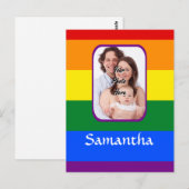 虹色 ポストカード (正面/裏面)