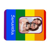 虹色 マグネット (横)