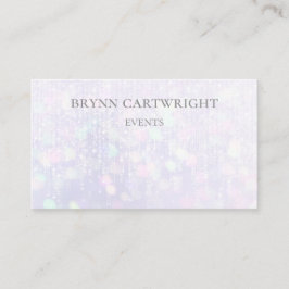 虹色《写真》ぼけ味キラライト白 名刺