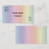 虹色 名刺 (正面/裏面)