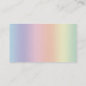 虹色 名刺 (裏面)