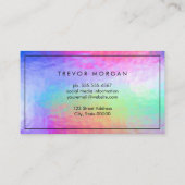 虹色 名刺 (裏面)