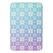 虹花カラフル柄 バスマット (正面縦)