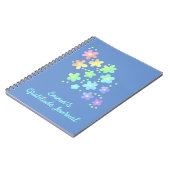 虹花パーソナライズされた感謝ジャーナル ノートブック (左側)