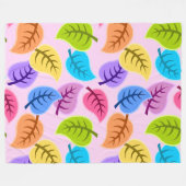 虹葉の毛布 フリースブランケット (正面(横))