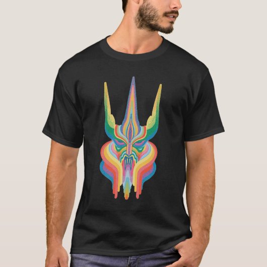 虹角マスクアート Tシャツ (正面)