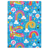 虹雨低下のハートパターンを曇らせます クリップボード (裏面)