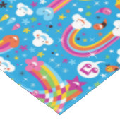 虹雨低下のハートパターンを曇らせます テーブルクロス (アングル)