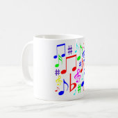 虹音符 コーヒーマグカップ (正面左)