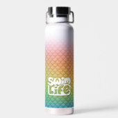 虹食べがはかりで測泳ぐ ウォーターボトル (背面)