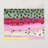 虹鱒釣り ポストカード (正面)