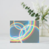 虹、どこにでも虹のポストカード ポストカード (スタンド正面)