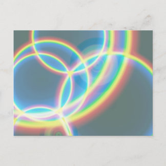 虹、どこにでも虹のポストカード ポストカード