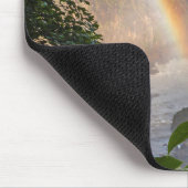 虹、アルゼンチンが付いているIguazúの滝 マウスパッド (コーナー)