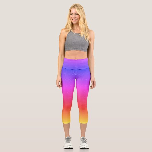 虹 カプリレギンス (正面)