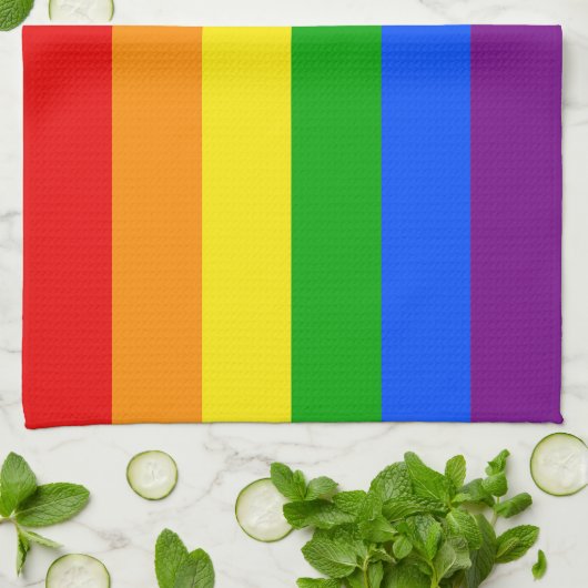 虹 キッチンタオル (折り畳み)