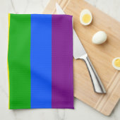 虹 キッチンタオル (四つ折り)