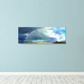 虹 キャンバスプリント (インサイチュ (ウッドフロア))