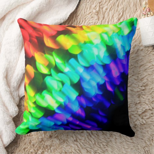 虹 クッション (ブランケット)