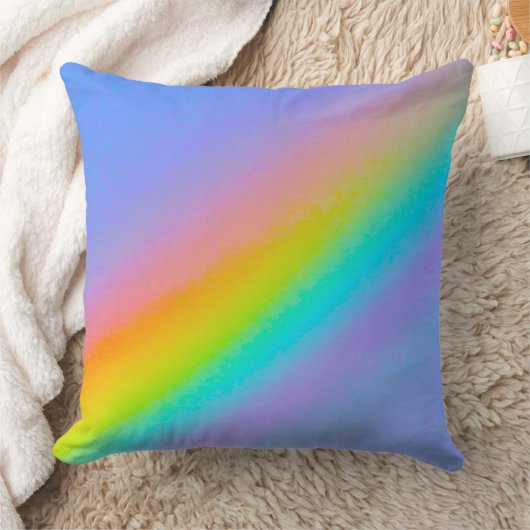 虹 クッション (ブランケット)