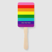 虹、ゲイ、交感神経 ハンドファン (裏面)