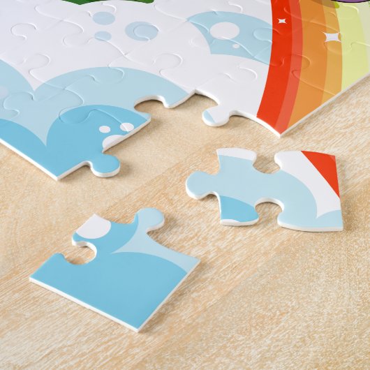 虹 ジグソーパズル (側面)