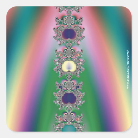 虹 スクエアシール (正面)