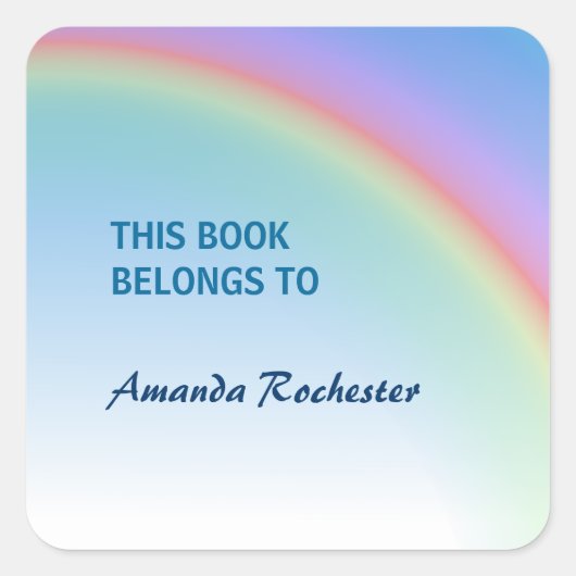 虹 スクエアシール (正面)