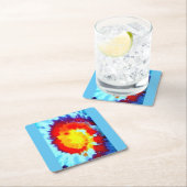 虹 スクエアペーパーコースター (インサイチュ)