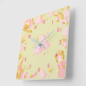 虹  スクエア壁時計 (傾斜)