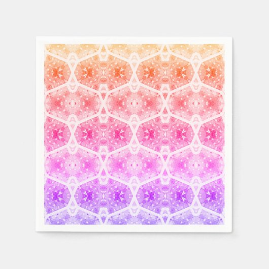 虹 スタンダードカクテルナプキン (正面)