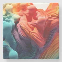 虹 ストーンコースター