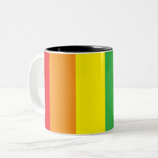 虹 ツートーンマグカップ (正面左)