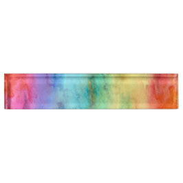 虹 デスクネームプレート