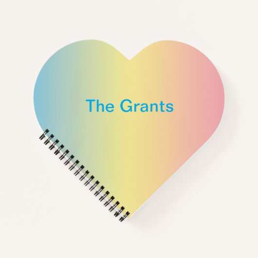 虹 –  ノートブック (正面)