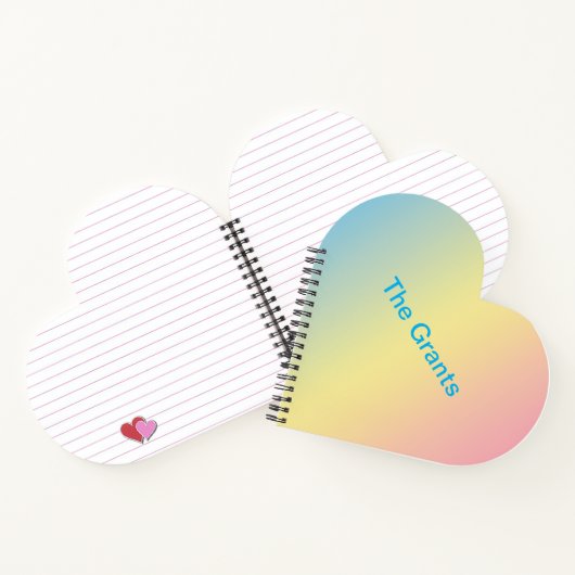 虹 –  ノートブック (内部)