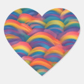 虹 ハートシール (正面)