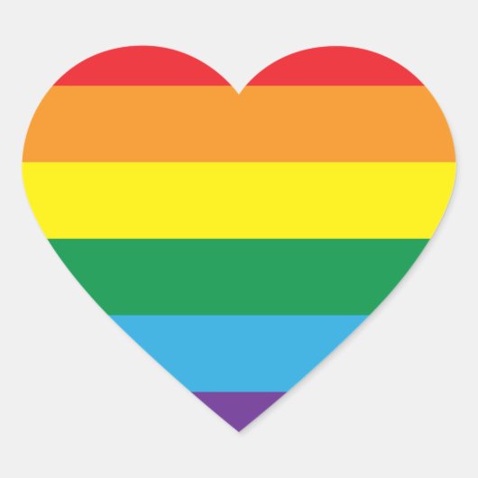 虹 ハートシール (正面)