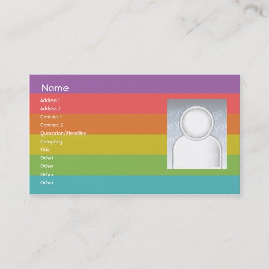 虹-ビジネス 名刺 (正面)