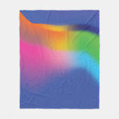 虹 フリースブランケット (正面)
