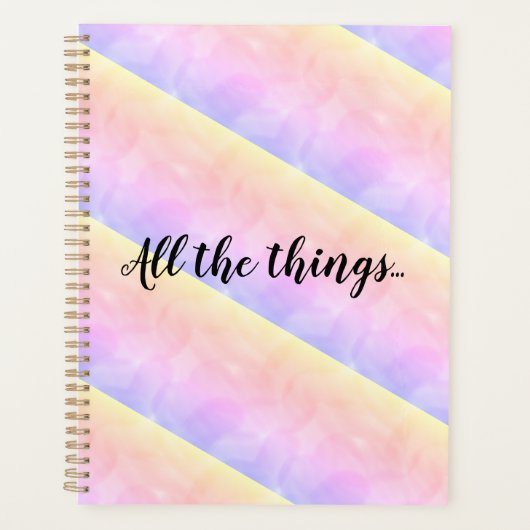 虹 プランナー手帳 (正面)